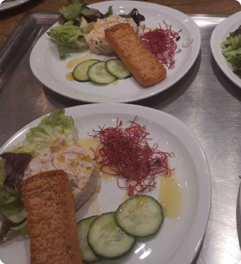 Mackerel pate with crostini