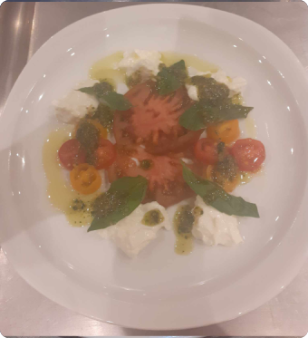 Tri coloured tomatoes